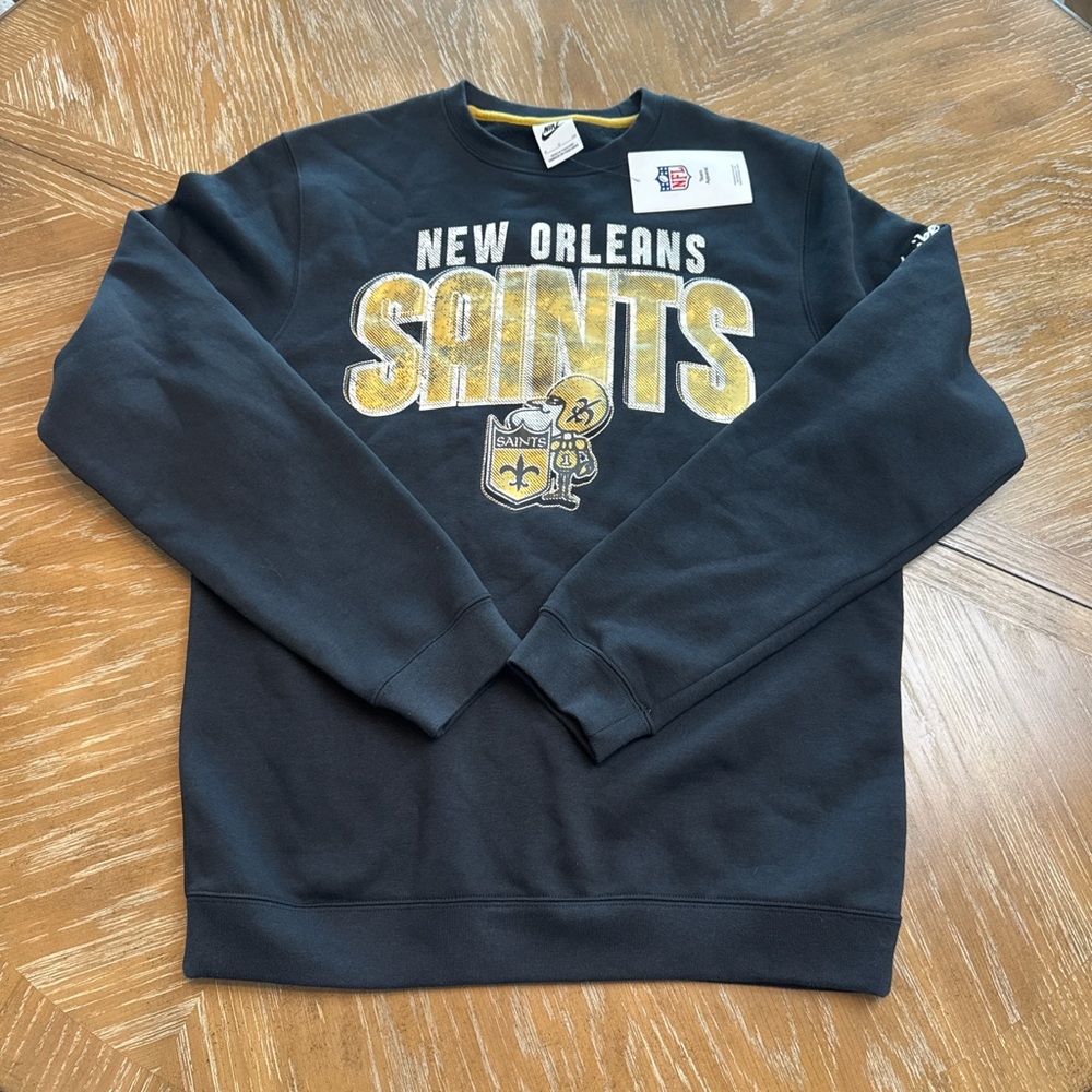 Nike NWT New Orleans Saints Shirt - Black and Gold